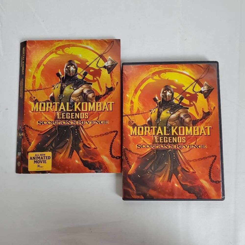 Mortal Kombat Legends: Scorpion's Revenge (DVD, Slipcover) Animated Action Movie